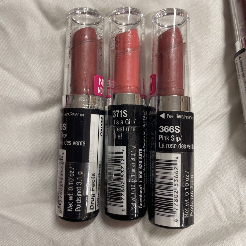 Lot Of 20 Wet N Wild MEGA SHIELD Lip Color NOS Pink Currant Birthday Variety - Picture 4 of 7